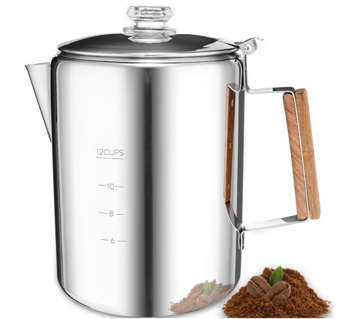 Stainless coffee pot - stainless,