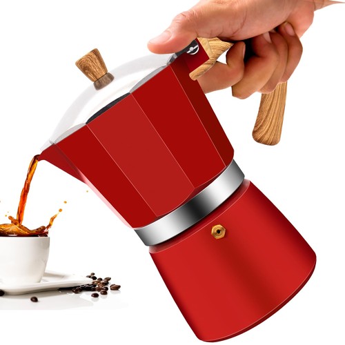 Cup aluminum moka pot - 12,