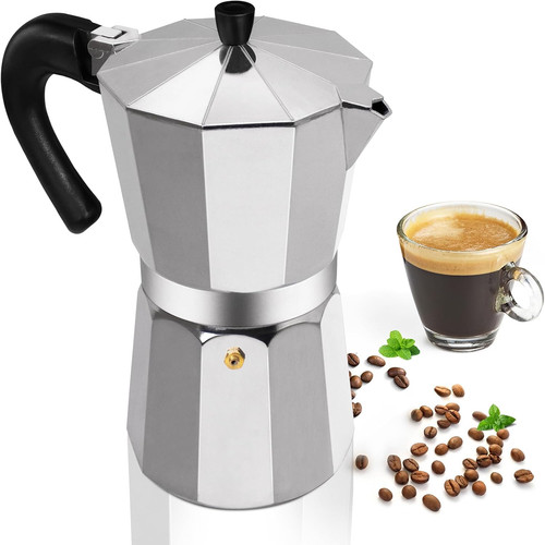 Aluminum cup 600ml moka pot - aluminum, 12