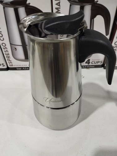 Stainless steel stovetop - steel, moka