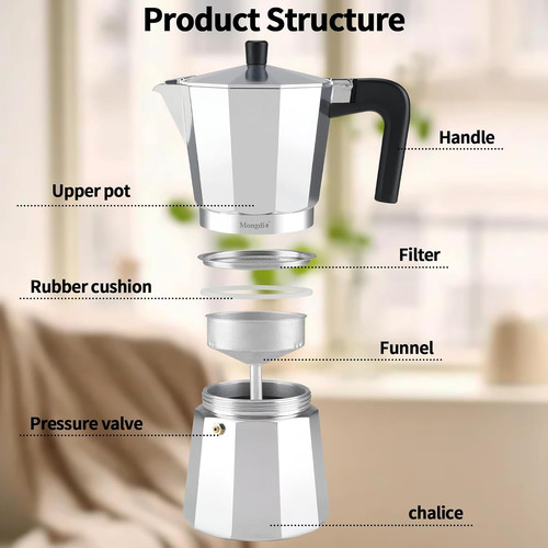 Stovetop espresso maker moka - maker,