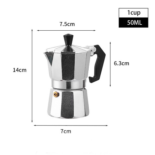 Stovetop coffee pot aluminum - stovetop,